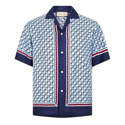 gucci silk mens shirt